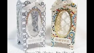Stampin'Up Lantern Nite-Lite with Fabulous Foil Designer Acetate