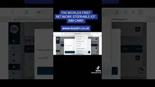 Worlds first network steerable IoT SIM card