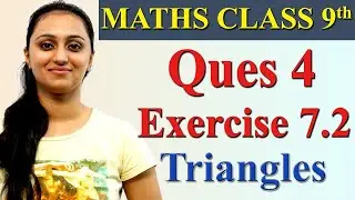 Q 4, Ex 7.2, Chapter 7 - Triangles - NCERT Maths Class 9, CBSE