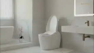 TOTO NEOREST RS INTEGRATED TOILET & REMOTE CONTROLLED WASHLET ELONGATED GLOSS WHITE