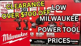 Home Depot Lowe&rsquo;s Clearance Milwaukee Power Tools New Crazy Tools Deals Amazing Finds Low Prices