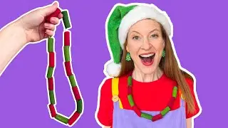 Christmas Pasta Necklace Craft for Kids | Dizzy Izzy