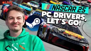 NASCAR 25 - PC Version Lets Play - LIVE!