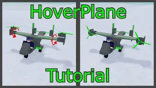 HoverPlane Tutorial | Heli + Plane  | Plane Crazy Roblox