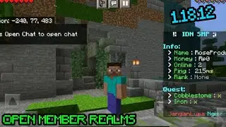OPEN MEMBER REALMS MCPE TERBARU