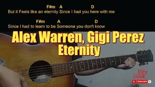 Alex Warren - Eternity (with Gigi Perez) Easy Guitar Chord & Lyrics cover 