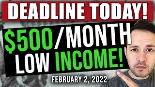 (LAST DAY TO APPLY! $500 PER MONTH CHECKS!) STIMULUS CHECK UPDATE & BUILD BACK BETTER 02/02/2022