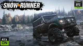 SnowRunner &ndash; Scout 800 Collects All Upgrades at Smithville Dam | Risky Hills & Mud Run #offroad