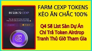 Mining CEXP Tokens Q4 Sure Bet Will List Floors To Pay AirDrop Tokens