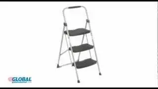 Werner 3 Step Steel Folding Step Ladder