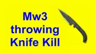 MW3 EPIC THROWING KNIFE KILL 10