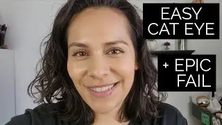 Easy Inner Corner Cat Eye and Sparkle Lid - Makeup Fail