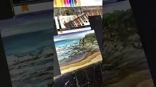 Cobra solvent free oil paints with @gaston_vanzet #talensau #cobra #australianartists #painting #art