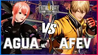 COTW ▰ AGua (Hotaru) Vs Afev (Rock) ▰ FATAL FURY City of the Wolves High Level Gameplay