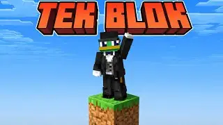 Minecraft'ı Bitirmeye Çalışıyorum Ama TEK BLOKTA