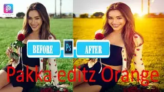 Photoshop|Pakka editz official preset | BLUE AND ORANGE Edition