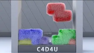 Softbody Tetris V24 (with some little Hair mistakes) ❤️ C4D4U