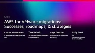 AWS re:Invent 2025 - AWS for VMware migrations: Successes, roadmaps, & strategies (MAM203)