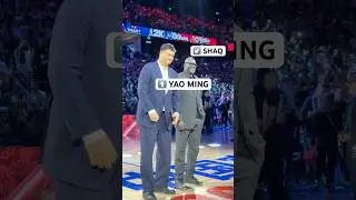 YAO MING takes center court at the NBA China Games ❤️
