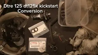 How to fit a Kickstart to a yamaha dt125re/x/sm