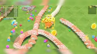 Sweet Crossing : Snake.io gameplay