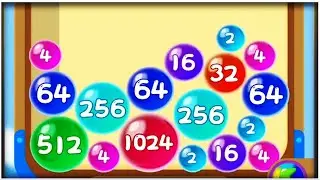 2048 Bubble Merge - Gameplay Walkthrough