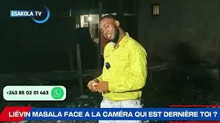 Liévin MASALA face a la caméra 