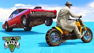GTA V Online: MOTOS vs CARRO QUE EMPINA - A BATALHA MAIS LOUCA!!!