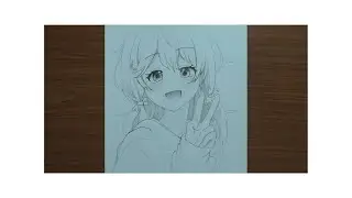 How to Draw Anime Girl | Easy Anime Hand Drawing for Beginners
