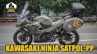 MODIFIKASI TOURING KAWASAKI NINJA 250 FI 2023 SATPOL PP | MOTOR NINJA DENGAN BOX KEREN !!