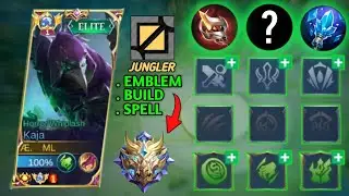 TOP GLOBAL KAJA JUNGLE BUILD AND EMBLEM  (must try)💫🤯