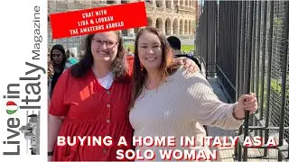 How to Buy a Home in Sicily  as a Solo Woman | Chat with @TheAmateursAbroad  #liveinitaly