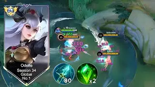 THE MOST PAINFUL ODETTE BUILD, YOU CAN CARRY YOUR TEAM!😱 Mobile Legends