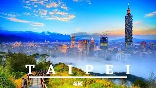 Taipei 4k Time Lapse / Taipei Taiwan /  Cinematic Drone Footage