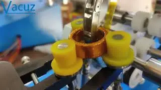 Vacuz 10mm Tape Semi Automatic Toroidal Inductor Core Insulation Tape Wrapping Machine Manufacturer