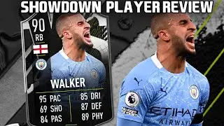 THE ENGLISH WALL! 90 SHOWDOWN KYLE WALKER PLAYER REVIEW! FIFA 21 ULTIMATE TEAM
