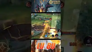 LU BU Best Fighter INSANE DAMAGE!!! Honor of Kings (HOK) clash lane kings | pro player