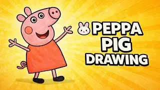 HOW TO DRAW PEPPA PIG | PEPPA PIG DRAWING EASY STEP BY STEP FOR KIDS | EASY DRAWING FOR BEGINNERS