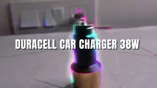 Duracell 38W Fast Car Charger Adapter with Dual Output Quick Charge 3.0 Car Accessories Under 1000