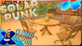 ATMOSPH&Auml;RE 🪑 Neue Sitzgelegenheiten und Garten-Deko sorgen f&uuml;r Stimmung 🌞#64 Solarpunk Closed Alpha