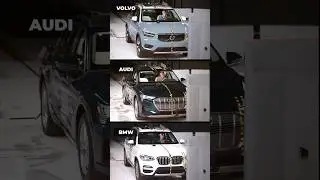 Volvo vs Audi vs BMW &ndash; Brutal 40mph Crash Test Showdown!