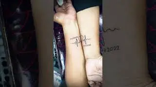 Couple tattoo #shots #tattoozden #ranaghat #sagargond #youtubeshorts #shortsvideo #tattoo #video