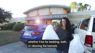 Larrowe Property Management Donates to Grand Strand Humane Society in Myrtle Beach!