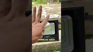 Solar powered spotlight