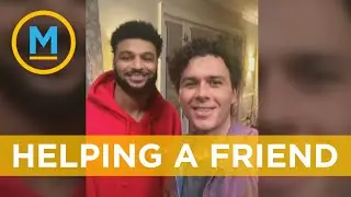Max Kerman from 'The Arkells' just gifted a PS5 to an ailing NBA star | Your Morning