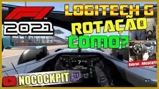 F1 2021 | COMO CONFIGURAR O MELHOR GRAU DE ROTA&Ccedil;&Atilde;O DO VOLANTE | LOGITECH G25 G27 G29 G920 G923