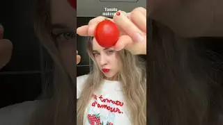Tomato makeup🍅#redlipmakeup #romand #makeuptutorial