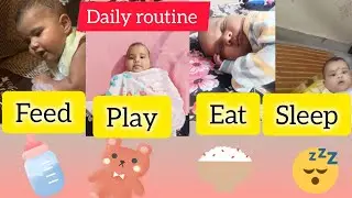7 Month Old Baby Routine | Feeding, Play & Sleep Schedule#babyroutine#dailyvlog#reallife.