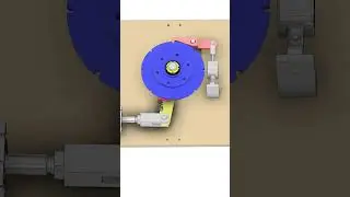 Intermittent transmission #mechanism #3dprinting #solidworks #machine #simulation