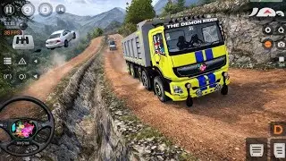 MONSTER TRUCK DRIVING 12 WHEELER TIPPER TRUCK DRIVING BUS SIMULATOR INDONESIA 